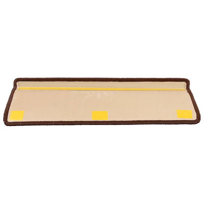 Stufenmatten Selbstklebend 5 Stk. 65x21x4 cm Schwarz Grau
