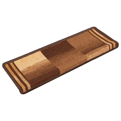 Stufenmatten Selbstklebend 5 Stk. 65x21x4 cm Schwarz Grau