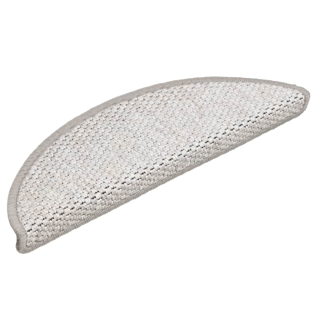 Treppenmatten Selbstklebend Sisal-Optik 15 Stk. 56x17x3cm Blau