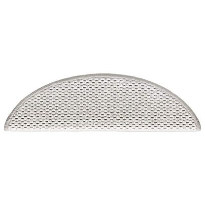 Treppenmatten Selbstklebend Sisal-Optik 15 Stk. 56x17x3cm Blau