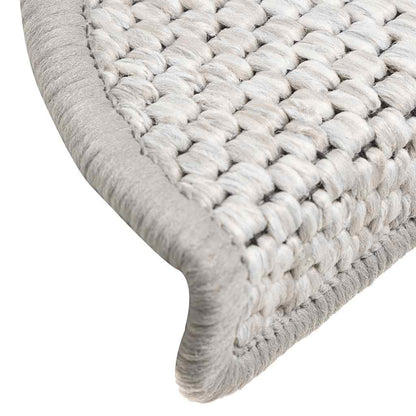 Treppenmatten Selbstklebend Sisal-Optik 15 Stk. 56x17x3cm Blau