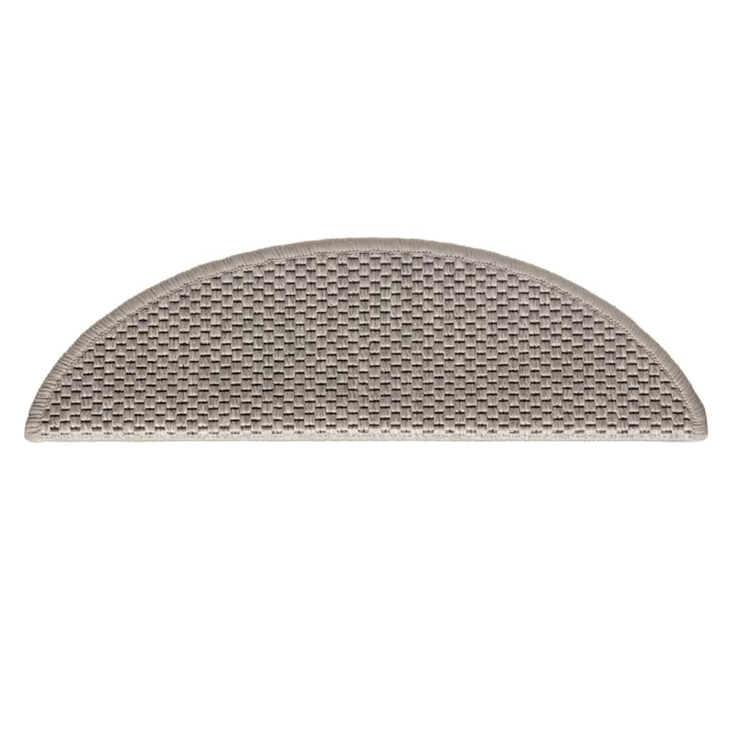 Treppenmatten Selbstklebend Sisal-Optik 15 Stk. 56x17x3cm Blau