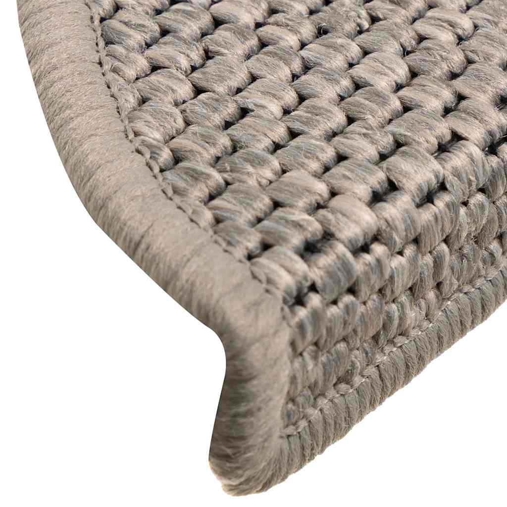 Treppenmatten Selbstklebend Sisal-Optik 15 Stk. 56x17x3cm Blau