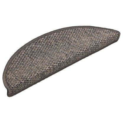Treppenmatten Selbstklebend Sisal-Optik 15 Stk. 56x17x3cm Blau