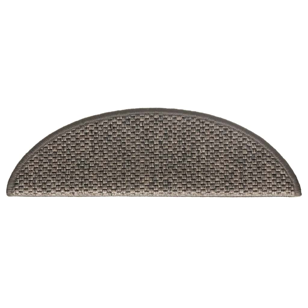 Treppenmatten Selbstklebend Sisal-Optik 15 Stk. 56x17x3cm Blau