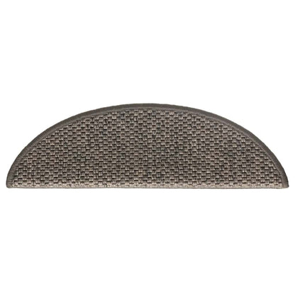 Treppenmatten Selbstklebend Sisal-Optik 15 Stk. 56x17x3cm Blau