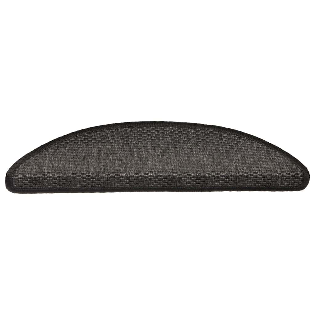 Treppenmatten Selbstklebend Sisal-Optik 15 Stk. 56x17x3cm Blau
