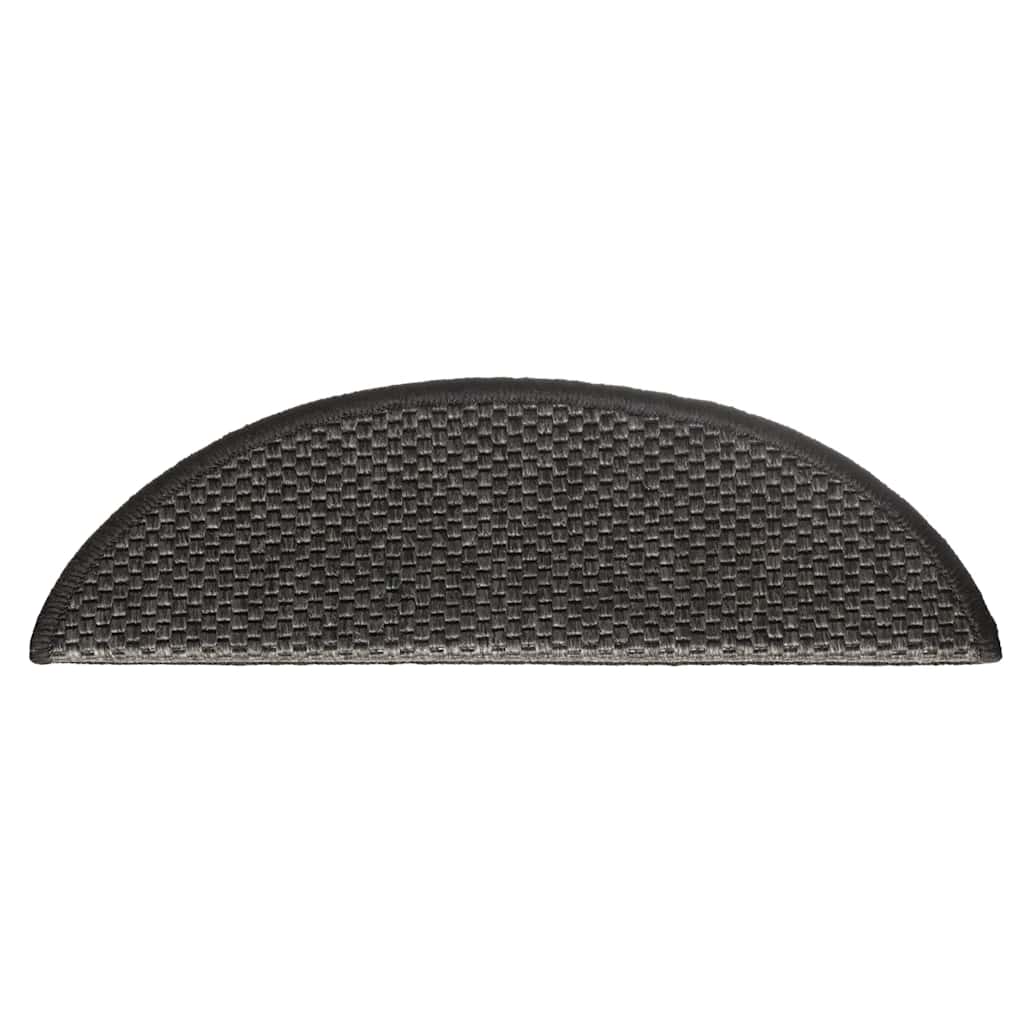Treppenmatten Selbstklebend Sisal-Optik 15 Stk. 56x17x3cm Blau