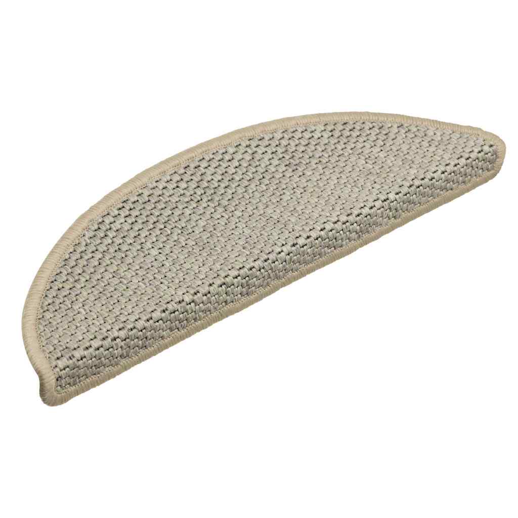 Treppenmatten Selbstklebend Sisal-Optik 15 Stk. 56x17x3cm Blau