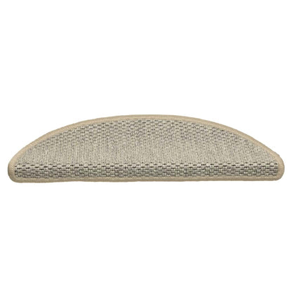 Treppenmatten Selbstklebend Sisal-Optik 15 Stk. 56x17x3cm Blau
