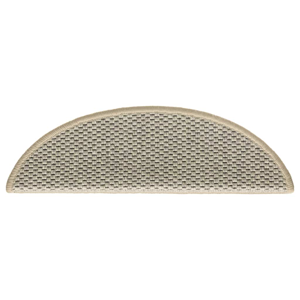Treppenmatten Selbstklebend Sisal-Optik 15 Stk. 56x17x3cm Blau