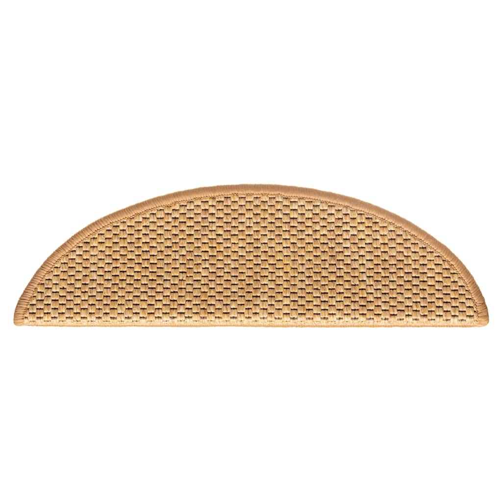 Treppenmatten Selbstklebend Sisal-Optik 15 Stk. 56x17x3cm Blau