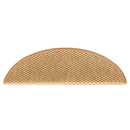 Treppenmatten Selbstklebend Sisal-Optik 15 Stk. 56x17x3cm Blau