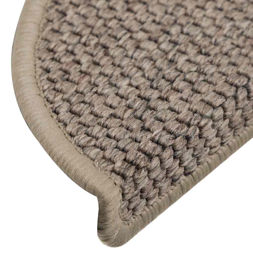 Treppenmatten Selbstklebend Sisal-Optik 15 Stk. 56x17x3cm Blau
