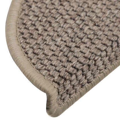 Treppenmatten Selbstklebend Sisal-Optik 15 Stk. 56x17x3cm Blau