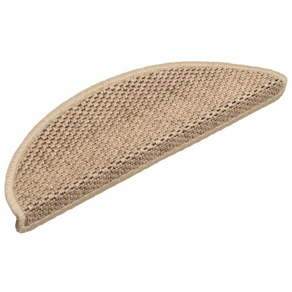 Treppenmatten Selbstklebend Sisal-Optik 15 Stk. 56x17x3cm Blau