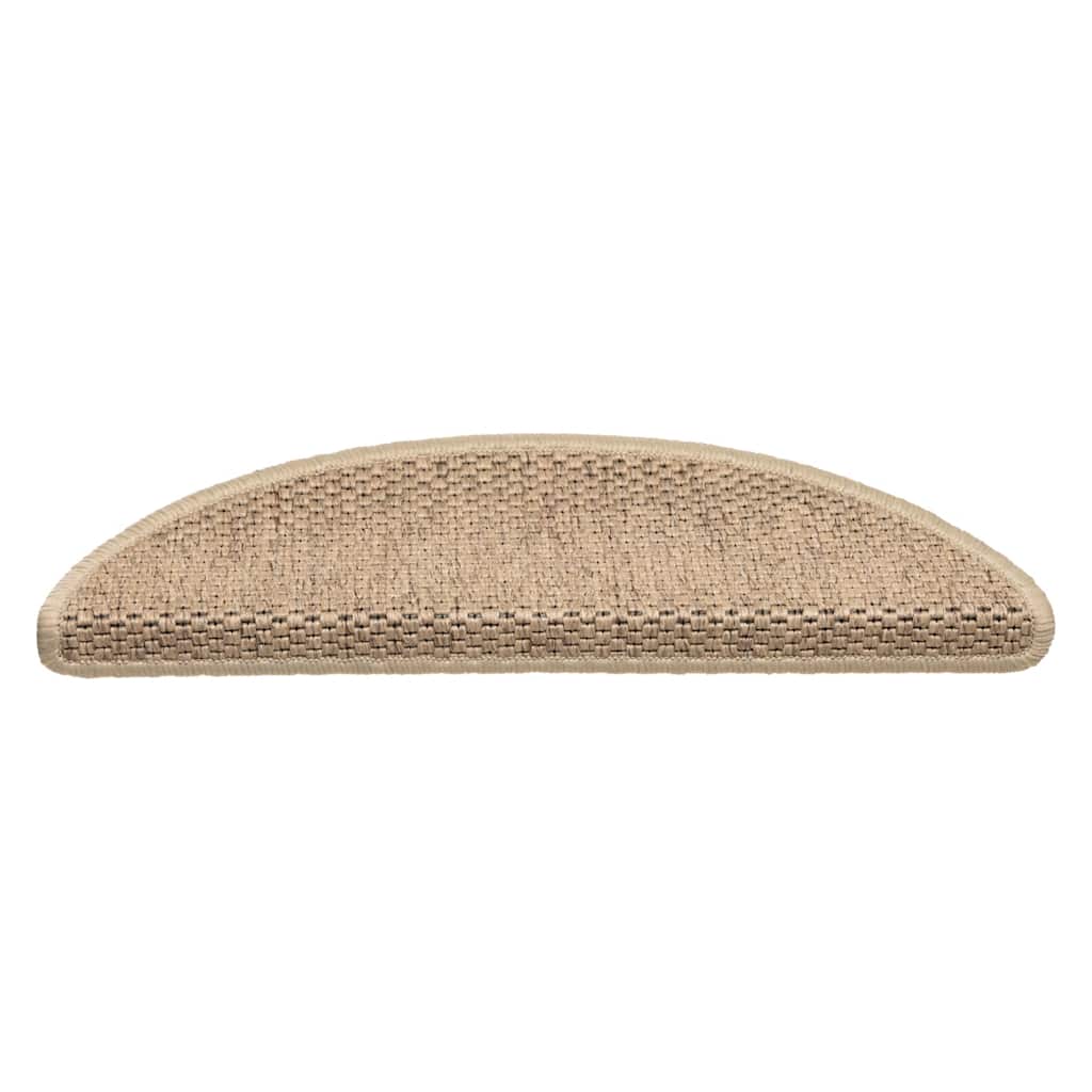 Treppenmatten Selbstklebend Sisal-Optik 15 Stk. 56x17x3cm Blau