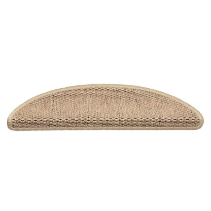 Treppenmatten Selbstklebend Sisal-Optik 15 Stk. 56x17x3cm Blau