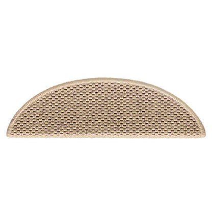 Treppenmatten Selbstklebend Sisal-Optik 15 Stk. 56x17x3cm Blau