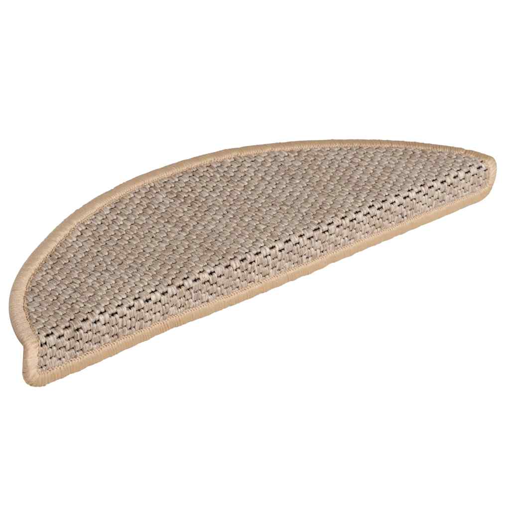 Treppenmatten Selbstklebend Sisal-Optik 15 Stk. 56x17x3cm Blau