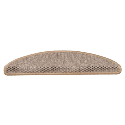Treppenmatten Selbstklebend Sisal-Optik 15 Stk. 56x17x3cm Blau