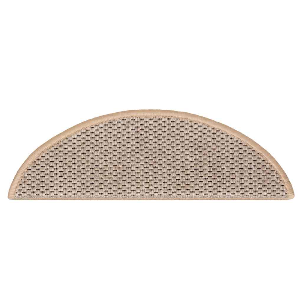 Treppenmatten Selbstklebend Sisal-Optik 15 Stk. 56x17x3cm Blau