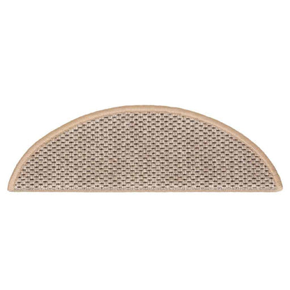 Treppenmatten Selbstklebend Sisal-Optik 15 Stk. 56x17x3cm Blau