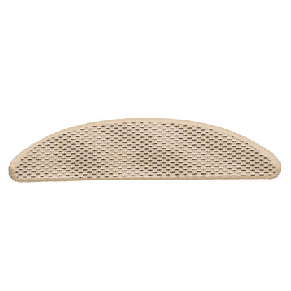 Treppenmatten Selbstklebend Sisal-Optik 15 Stk. 56x17x3cm Blau