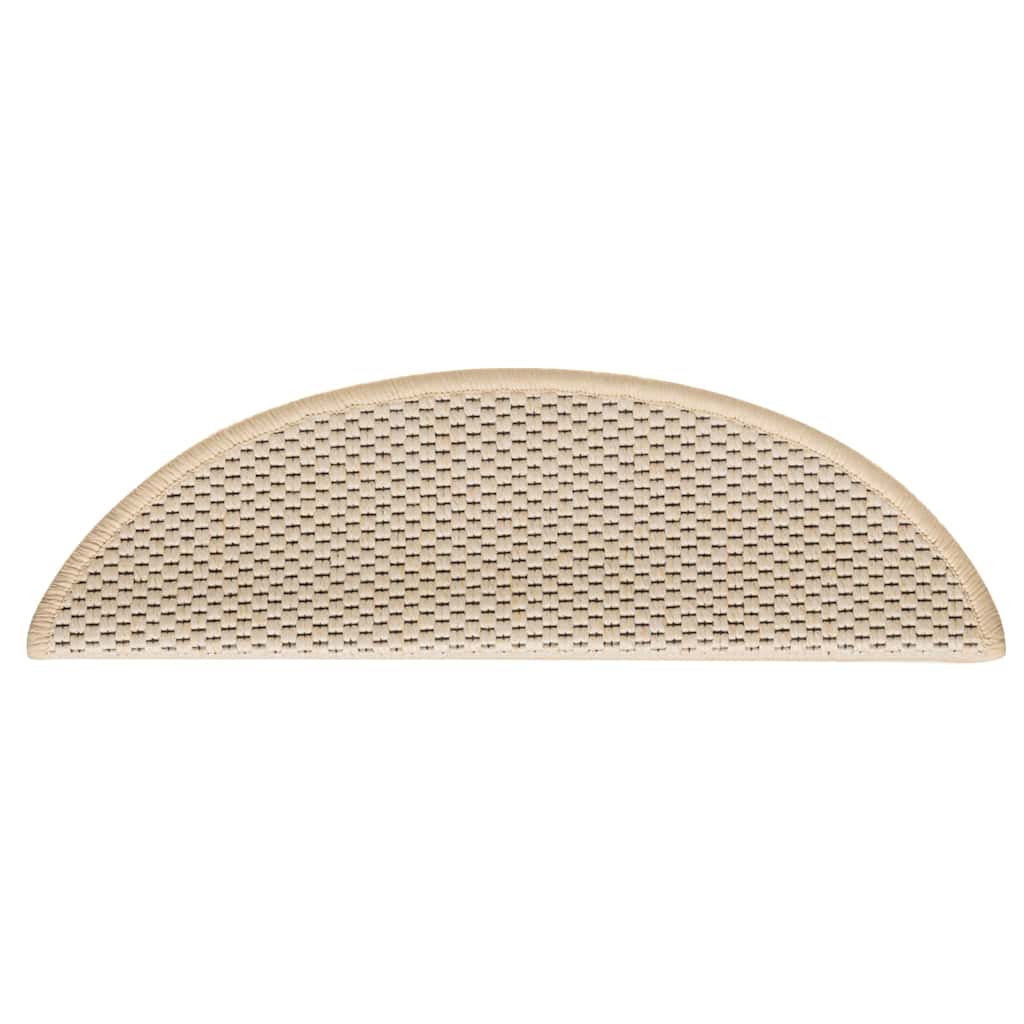 Treppenmatten Selbstklebend Sisal-Optik 15 Stk. 56x17x3cm Blau