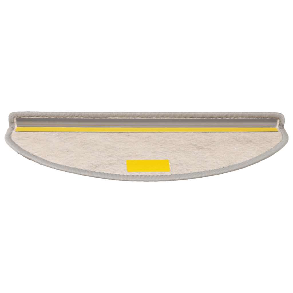 Treppenmatten Selbstklebend Sisal-Look 15 Stk. 65x21x4 Platina
