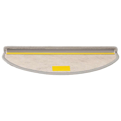 Treppenmatten Selbstklebend Sisal-Look 15 Stk. 65x21x4 Platina