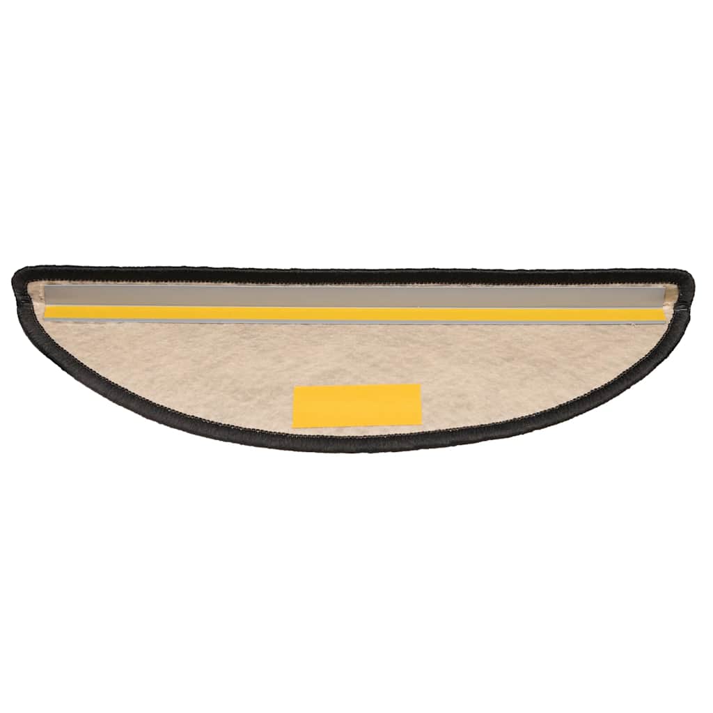 Treppenmatten Selbstklebend Sisal-Look 15 Stk. 65x21x4 Platina
