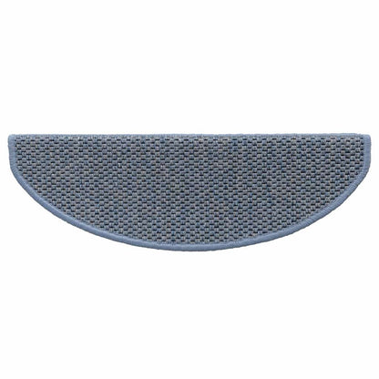 Treppenmatten Selbstklebend Sisal-Look 15 Stk. 65x21x4 Platina