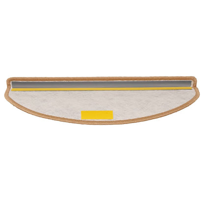 Treppenmatten Selbstklebend Sisal-Look 15 Stk. 65x21x4 Platina