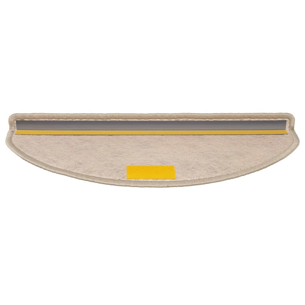 Treppenmatten Selbstklebend Sisal-Look 15 Stk. 65x21x4 Platina