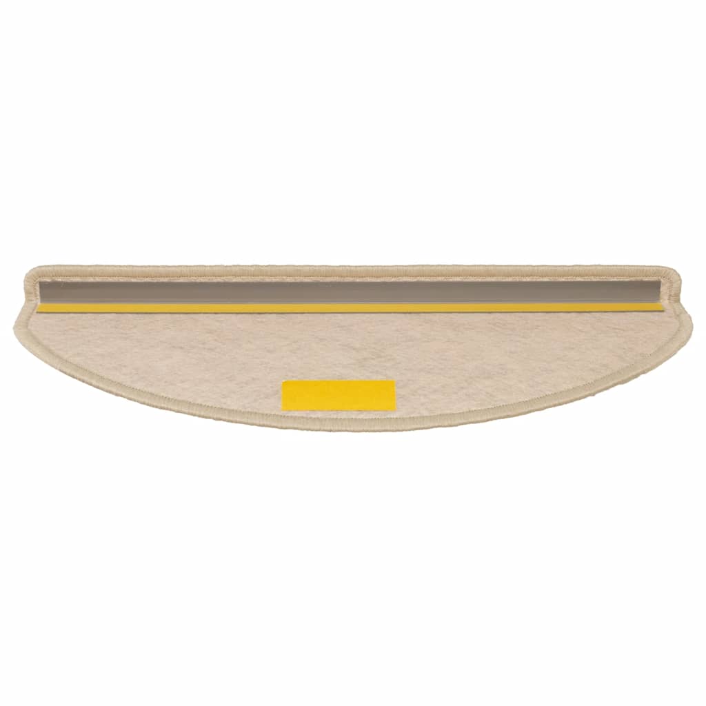 Treppenmatten Selbstklebend Sisal-Look 15 Stk. 65x21x4 Platina