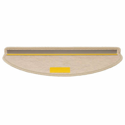 Treppenmatten Selbstklebend Sisal-Look 15 Stk. 65x21x4 Platina
