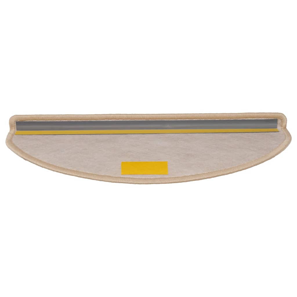 Treppenmatten Selbstklebend Sisal-Look 15 Stk. 65x21x4 Platina