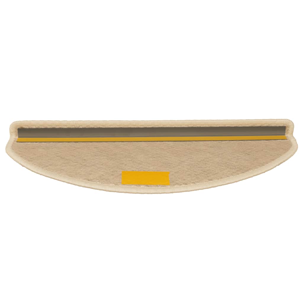 Treppenmatten Selbstklebend Sisal-Look 15 Stk. 65x21x4 Platina