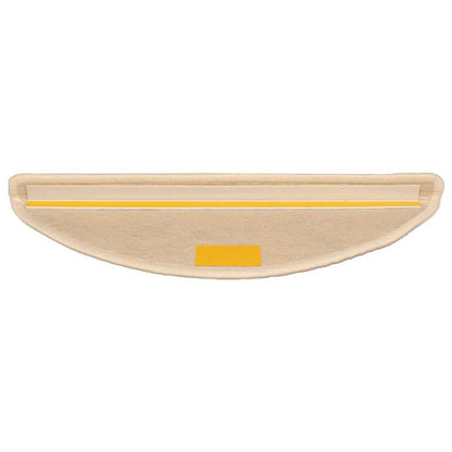 Stufenmatten 15 Stk. 56x17x3 cm Hellbraun Halbrund
