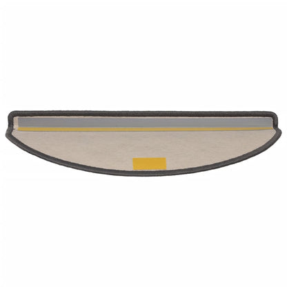 Stufenmatten 15 Stk. 56x17x3 cm Hellbraun Halbrund