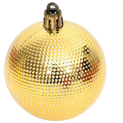 108-tlg. Weihnachtskugel-Set Golden und Rot