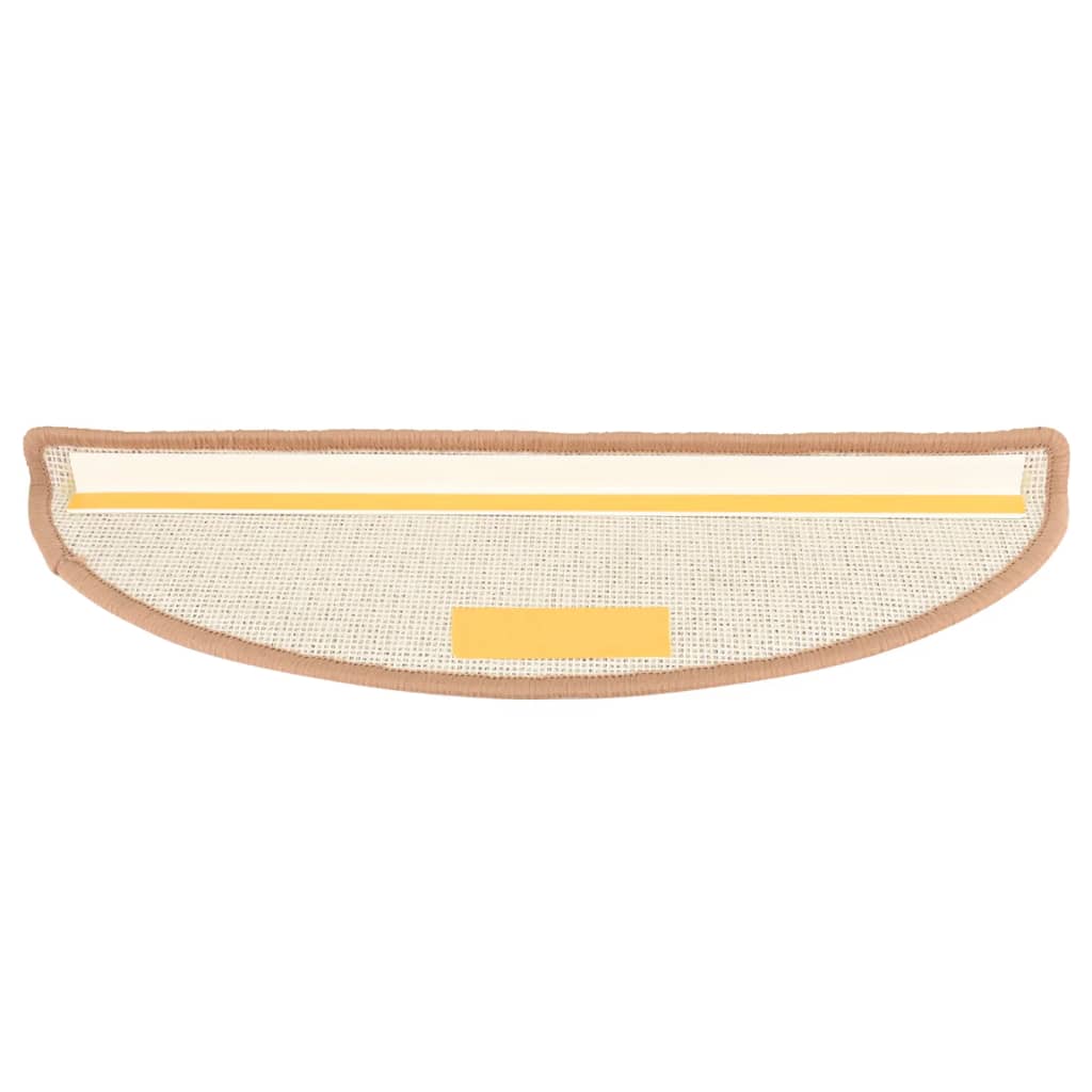 Stufenmatten 15 Stk. 56x17x3 cm Braun Halbrund