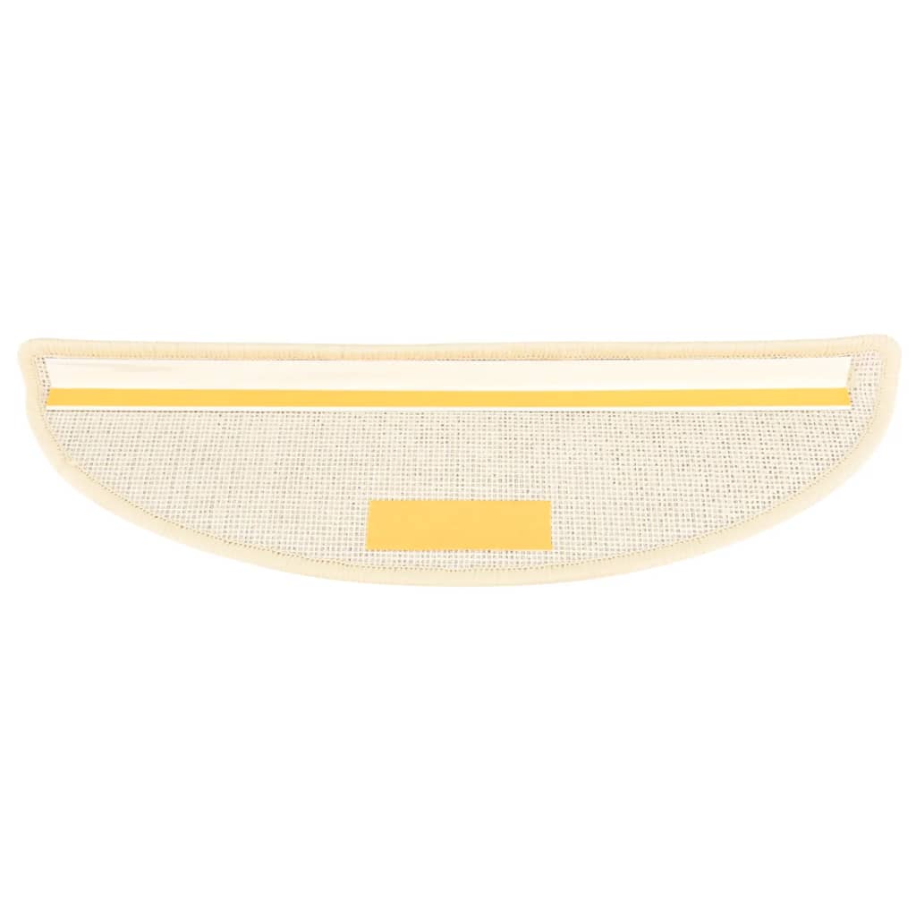 Stufenmatten 15 Stk. 56x17x3 cm Braun Halbrund