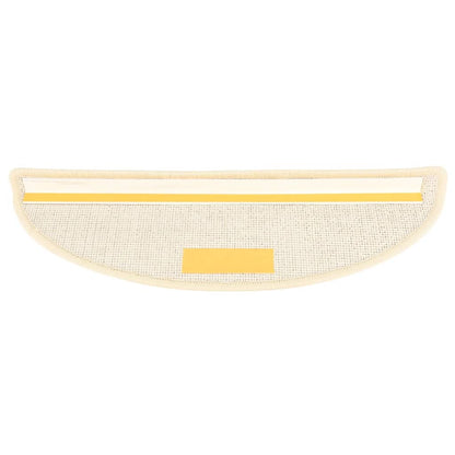 Stufenmatten 15 Stk. 56x17x3 cm Braun Halbrund