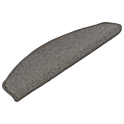 Stufenmatten 15 Stk. 56x17x3 cm Braun Halbrund