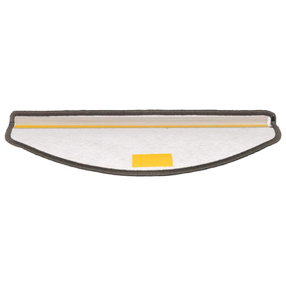 Stufenmatten 15 Stk. 56x17x3 cm Braun Halbrund