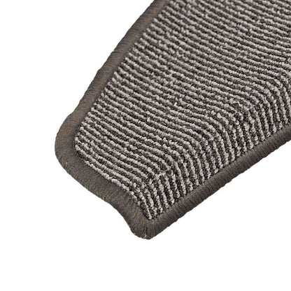 Stufenmatten 15 Stk. 56x17x3 cm Braun Halbrund