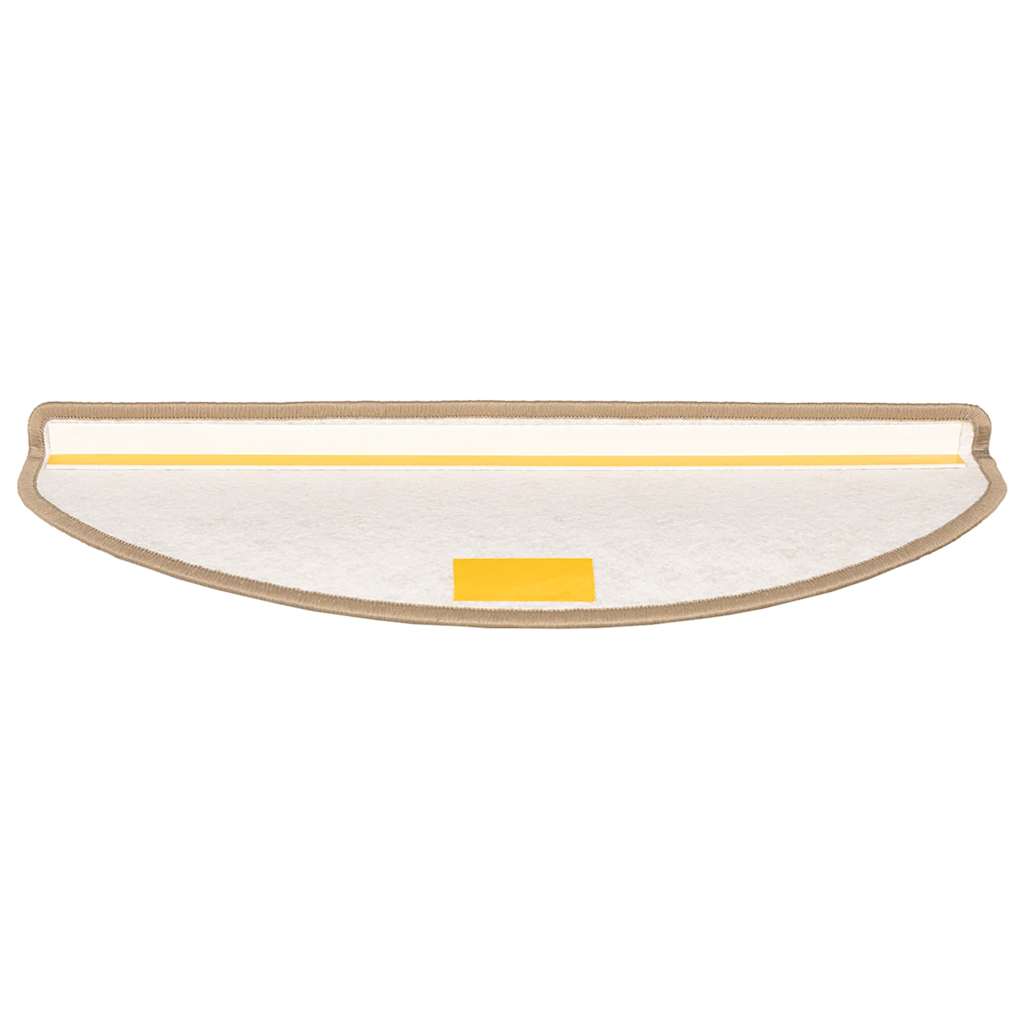Stufenmatten 15 Stk. 56x17x3 cm Braun Halbrund