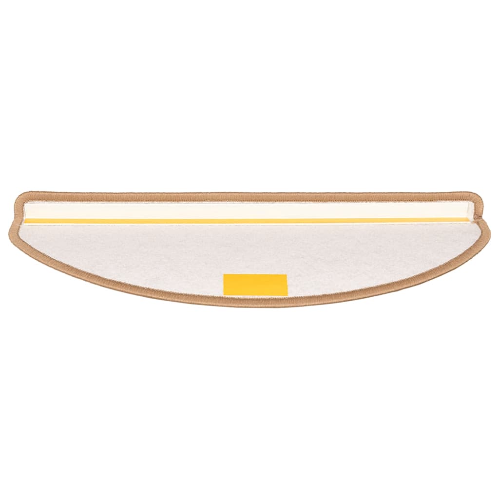 Stufenmatten 15 Stk. 56x17x3 cm Braun Halbrund